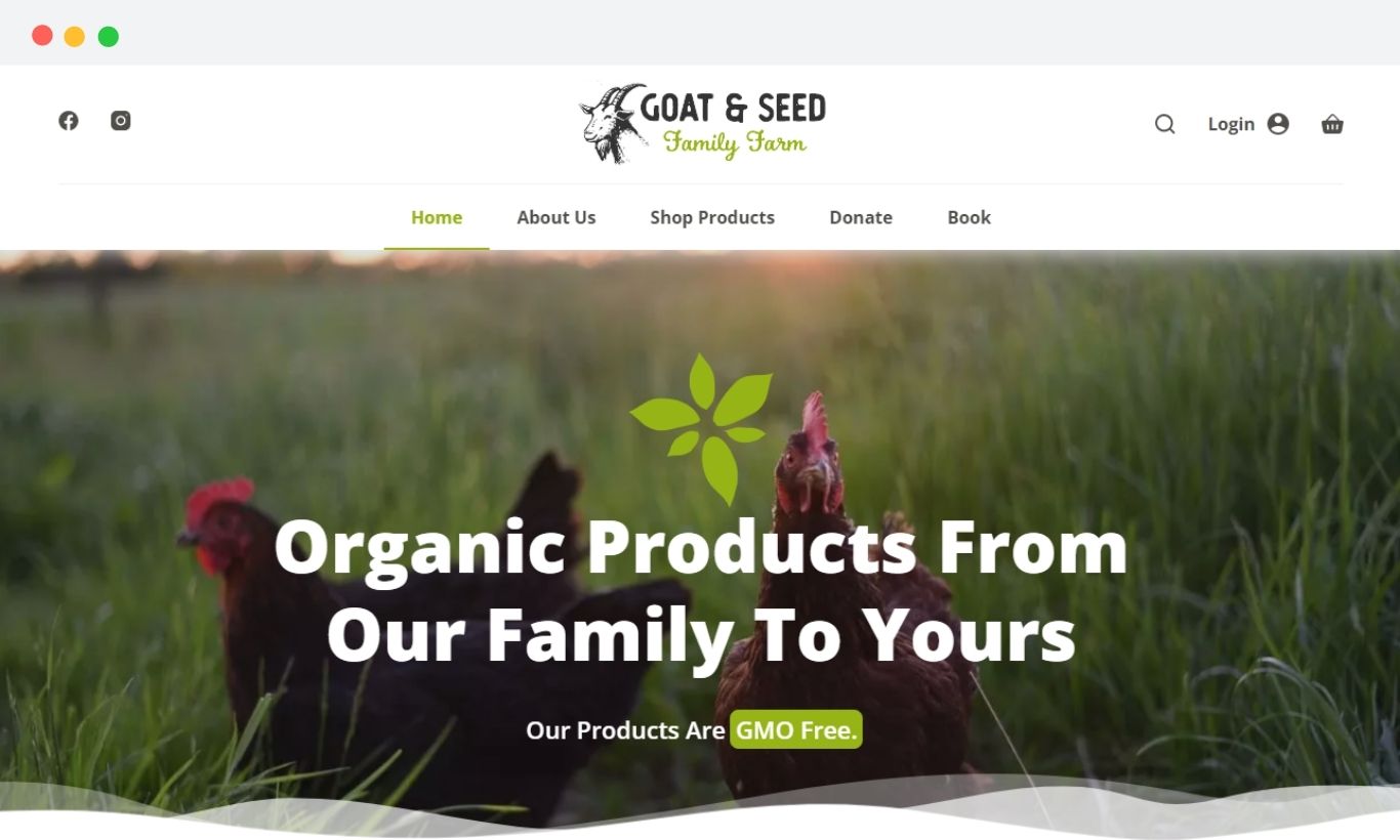 Goat and seed home page